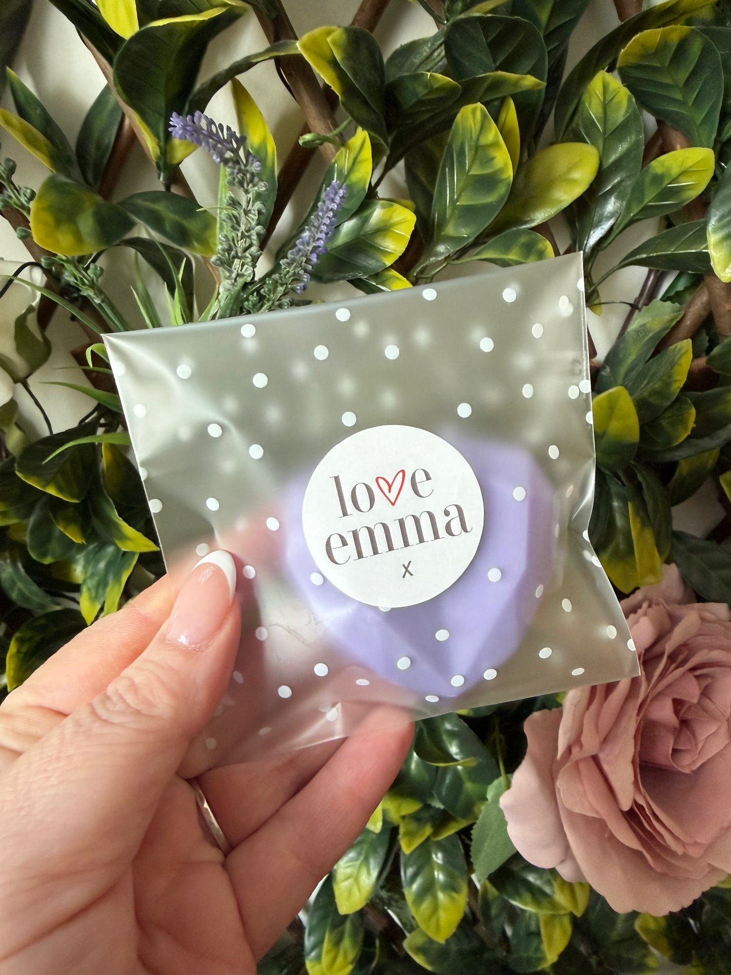 LOVELY LAVENDER HEART